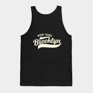 Vintage New York Brooklyn ,Vintage  Brooklyn Schriftzug, Vintage Brooklyn Logo Tank Top